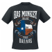 Gas Monkey Garage Texas Flag Tričko černá