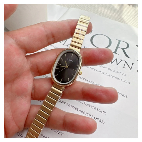 Dámské analogové hodinky s kovovým páskem TP895