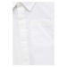 Dětská bavlněná košile Guess bílá barva