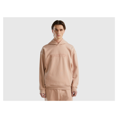 Benetton, Sweatshirt With Embroidery In Organic Cotton Blend United Colors of Benetton