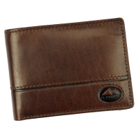Pánská kožená peněženka EL FORREST 916/A-22 RFID hnědá
