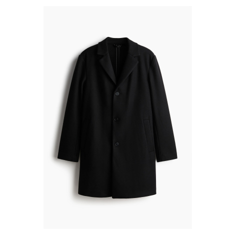 H & M - Kabát z vlněné směsi Slim Fit - černá H&M