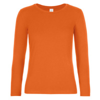 B&C Dámské tričko s dlouhým rukávem TW08T Urban Orange