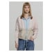 Dámská bunda // Urban classics Ladies 3-Tone Oversize Windbreaker lightpink/babyblue/sand