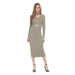 ONLY Dámské šaty ONLINA Standard Fit 15302675 Silver Sage