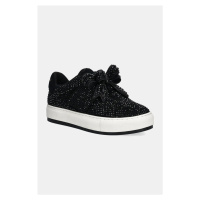 Sneakers boty Kurt Geiger London Laney Bow černá barva, 1288000609