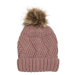COLOR KIDS-Hat-W.Detachable Fake Fur-741223.4330-burlwood Růžová 56cm