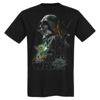 Star Wars Tropical Vader Tričko černá
