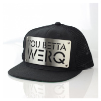 Karl Alley You Betta Werq Mesh Snapback Black Silver