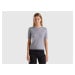 Benetton, Short Sleeve Sweater In Pure Merino Wool