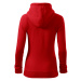 Mikina dámská Trendy Zipper 411 - XS-XXL - červená