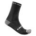 Castelli Rosso Corsa Pro 15 Sock Black 2XL Cyklo ponožky