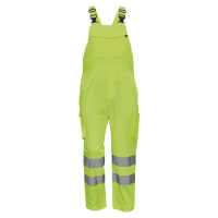 Cerva Gandia Pánské HI-VIS pracovní kalhoty s laclem 03530005 žlutá