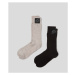 Ponožky karl lagerfeld lounge cashmere blend sock 2 černá