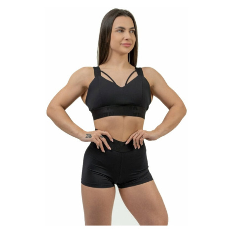 Nebbia Padded Sports Bra INTENSE Iconic Black Fitness spodní prádlo