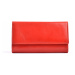 Dámská peněženka kožená na šířku s dokladovou částí vybavená červená, 18 x 2 x 10 (SB00-V901-00K