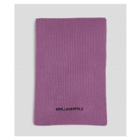 Šála karl lagerfeld k/essential logo scarf růžová