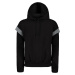 Trendyol Black Oversize/Wide Cut Hooded Reflector Detailed Fleece Inside Sweatshirt