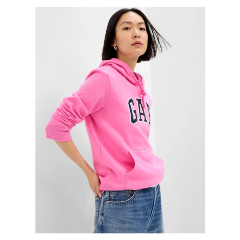 GAP HERITAGE Pullover Hoodie dámská mikina růžová