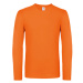 B&amp;C Pánské tričko s dlouhým rukávem TU05T Orange