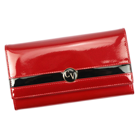 Dámská kožená peněženka Cavaldi H22-2-SAF červená