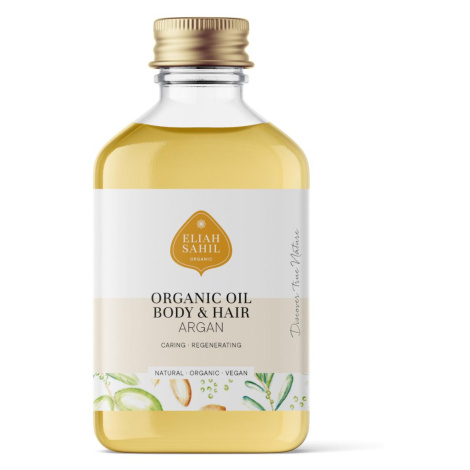 Eliah Sahil Organic Tělový a vlasový olej Argan 100 ml