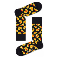 Ponožky Happy Socks Pizza Love dámské, černá barva