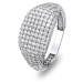 Brilio Silver Luxusní stříbrný prsten se zirkony RI019W 52 mm