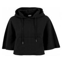 Urban Classics Ladies Cropped Hooded Poncho black