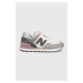 Sneakers boty New Balance Wl574ik2 šedá barva