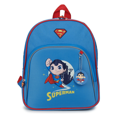 Back To School SUPER FRIENDS SAC A DOS SUPERMAN Modrá