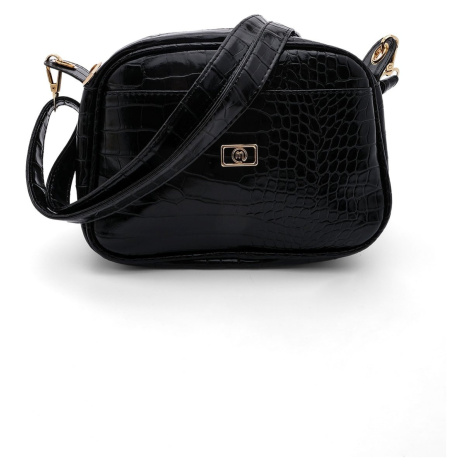Marjin Tensan Women's Shoulder Bag with Adjustable Straps, black