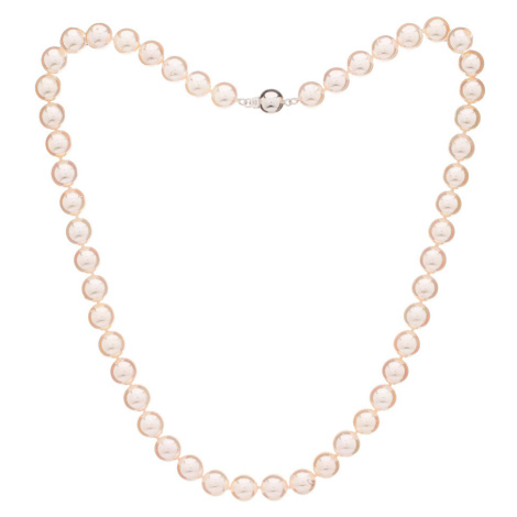 Buka Jewelry | Perlový náhrdelník Akoya 8 AAA+ - Barva Bílá, Drahý kov Bílé zlato 14K (585), Dél