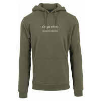 Pánská mikina // Mister Tee / Depresso Hoody olive