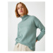 Koton Sweater - Green - Relaxed fit
