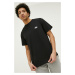 Bavlněné tričko Dickies černá barva, s aplikací, DK0A4YAIBLK1-BLACK