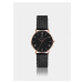 Unisex hodinky s černým nerezovým páskem Paul McNeal
