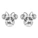 Disney Třpytivé stříbrné náušnice pecky Minnie Mouse ES00028SAPRL.CS