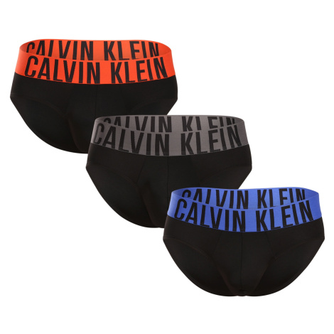 3PACK pánské slipy Calvin Klein černé (NB3610A-MDJ)