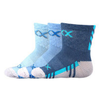 Voxx Piusinek Kojenecké ponožky s jemným lemem - 3 páry BM000001997600100168 mix A - kluk