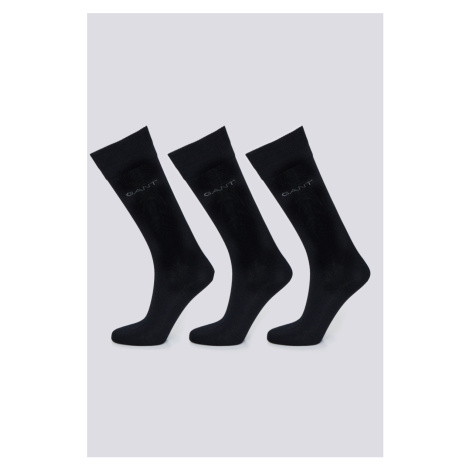 PONOŽKY 3-PACK GANT MERCERIZED COTTON SOCKS 3-PACK černá