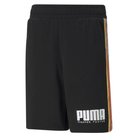 Puma ALPHA TAPE SHORTS Chlapecké sportovní šortky, černá, velikost