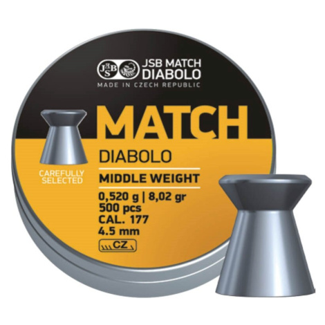 Diabolky Yellow Match Middle Weight 4.51 mm JSB® / 500 ks