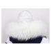 Sikora Kožešinový lem na kapuci - límec mývalovec sněhobílý M 142/11 (70 cm)