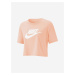 Essential Crop top Nike Růžová