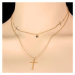 Victoria Filippi Stainless Steel Ocelový náhrdelník Anna Maria Gold - chirurgická ocel, kříž NHN