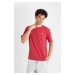 DEFACTO Regular Fit Crew Neck Printed Short Sleeve T-Shirt