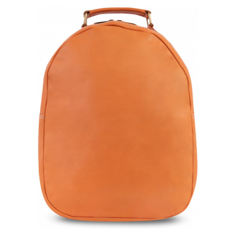 Bagind Maley Mars - Dámský kožený batoh oranžový, ruční výroba, český design