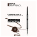 flormar Triple Brow Pencil tužka na obočí 3 v 1 odstín 002 Auburn 0.75 g