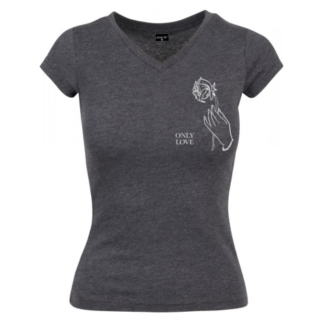 Ladies Only Love Tee - charcoal Mister Tee